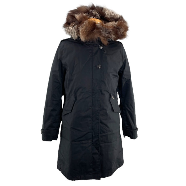 ウールリッチ WOOLRICH ファーライナーダウンコート WWCPS2631 ブラック コットン レディース ダウンジャケット