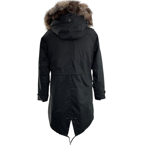 ウールリッチ WOOLRICH ファーライナーダウンコート WWCPS2631 ブラック コットン レディース ダウンジャケット