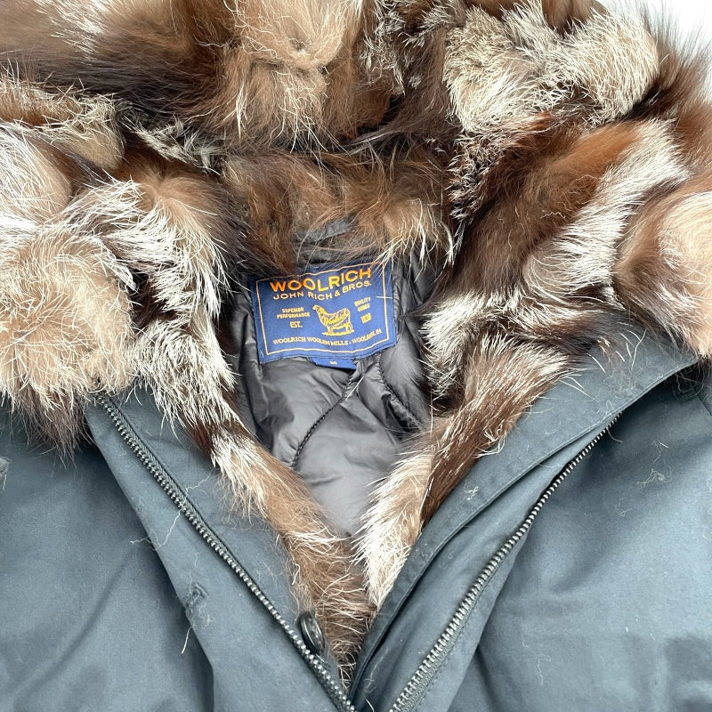 ウールリッチ WOOLRICH ファーライナーダウンコート WWCPS2631 ブラック コットン レディース ダウンジャケット