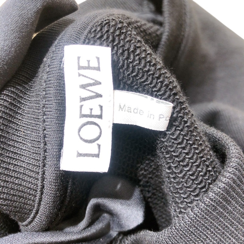 ロエベ LOEWE アナグラムロゴ刺繍スウェットシャツ H526Y24J07 ブラック コットン メンズ スウェット