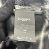 サンローラン SAINT LAURENT オンブレチェックフランネルシャツ 393703 XL グレー×ブラック コットン/リヨセル レディース 長袖シャツ