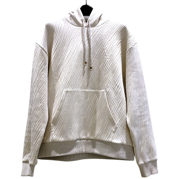 ルイ・ヴィトン LOUIS VUITTON LVエピジャガードパーカー 25SS 1AFXU0 アイボリー コットン メンズ パーカー