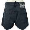 ディースクエアード DSQUARED DSQUARED2 デニムショートパンツ S75MU0435 S30811 ブラック コットン レディース ショートパンツ