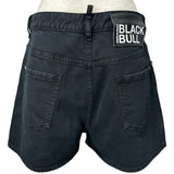 ディースクエアード DSQUARED DSQUARED2 デニムショートパンツ S75MU0435 S30811 ブラック コットン レディース ショートパンツ