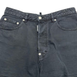 ディースクエアード DSQUARED DSQUARED2 デニムショートパンツ S75MU0435 S30811 ブラック コットン レディース ショートパンツ