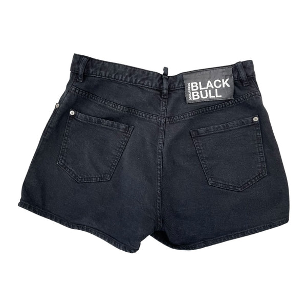 DSQUARED2 デニムショートパンツ S75MU0435 S30811 ブラック デニム レディース ショートパンツ