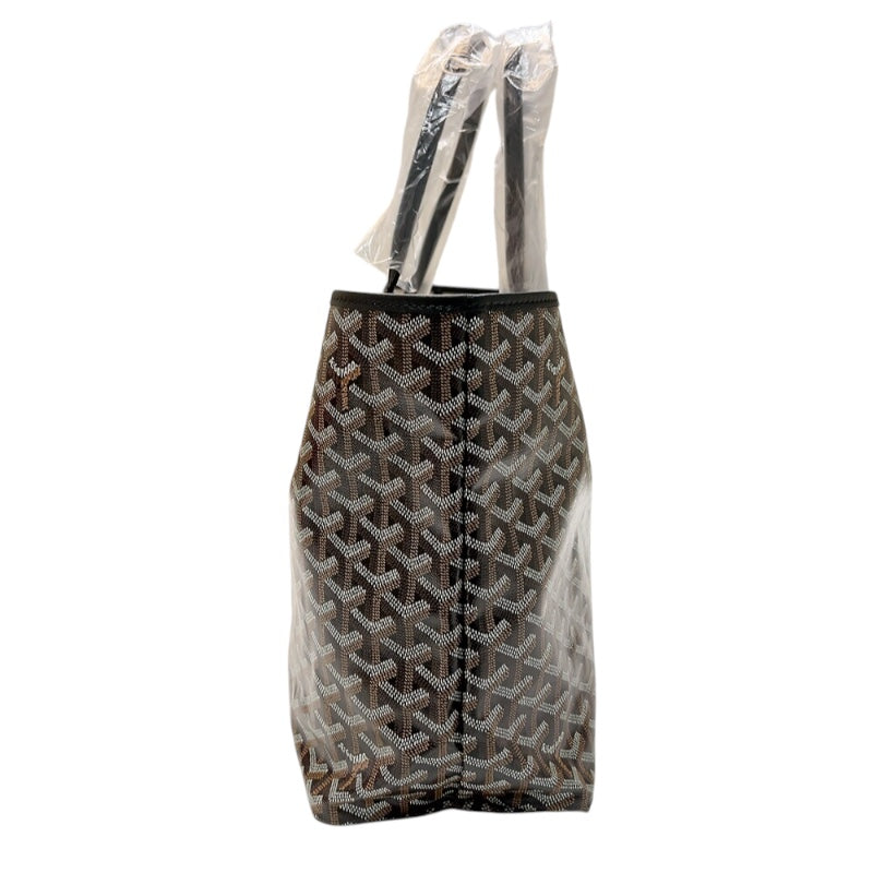 ゴヤール GOYARD サンルイPM ゴヤールディンキャンバス ユニセックス トートバッグ　ブラック