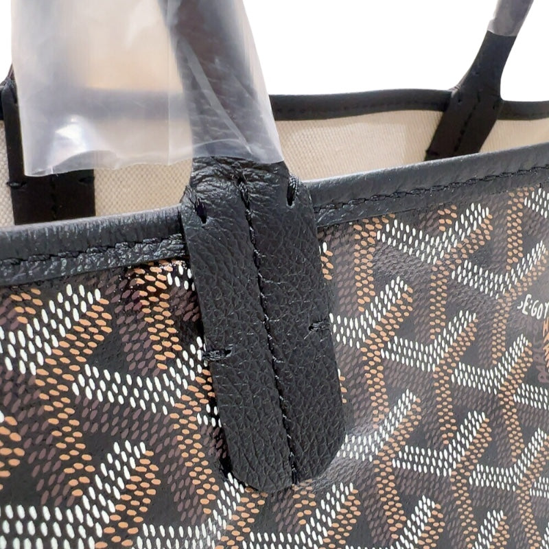 ゴヤール GOYARD サンルイPM ゴヤールディンキャンバス ユニセックス トートバッグ　ブラック