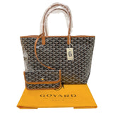 ゴヤール GOYARD サンルイPM ブラック　ナチュラル ゴヤールディンキャンバス ユニセックス トートバッグ