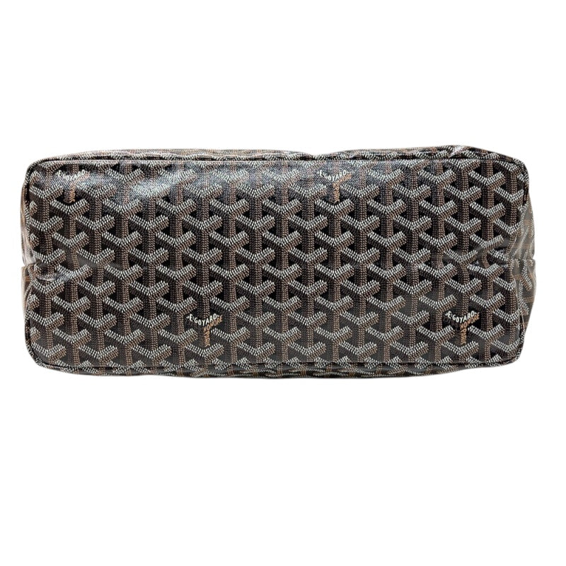 ゴヤール GOYARD サンルイPM ブラック　ナチュラル ゴヤールディンキャンバス ユニセックス トートバッグ