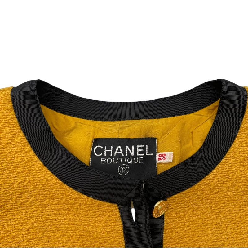 CHANEL】【フランス製】【アウター】シャネル『ノーカラー