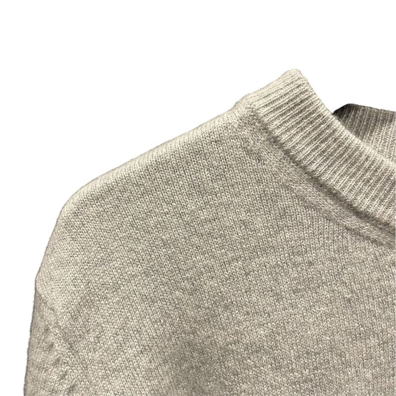クリスチャン・ディオール Christian Dior パールCDロゴカシミヤニットセーター 343M640AT721 グレー カシミヤ メンズ セーター