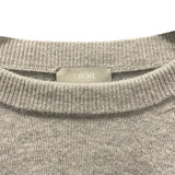 クリスチャン・ディオール Christian Dior パールCDロゴカシミヤニットセーター 343M640AT721 グレー カシミヤ メンズ セーター