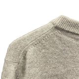 クリスチャン・ディオール Christian Dior パールCDロゴカシミヤニットセーター 343M640AT721 グレー カシミヤ メンズ セーター