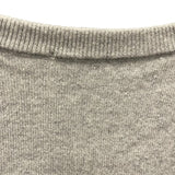 クリスチャン・ディオール Christian Dior パールCDロゴカシミヤニットセーター 343M640AT721 グレー カシミヤ メンズ セーター