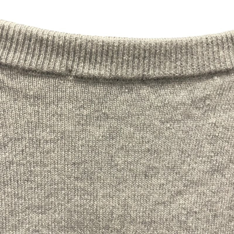クリスチャン・ディオール Christian Dior パールCDロゴカシミヤニットセーター 343M640AT721 グレー カシミヤ メンズ セーター