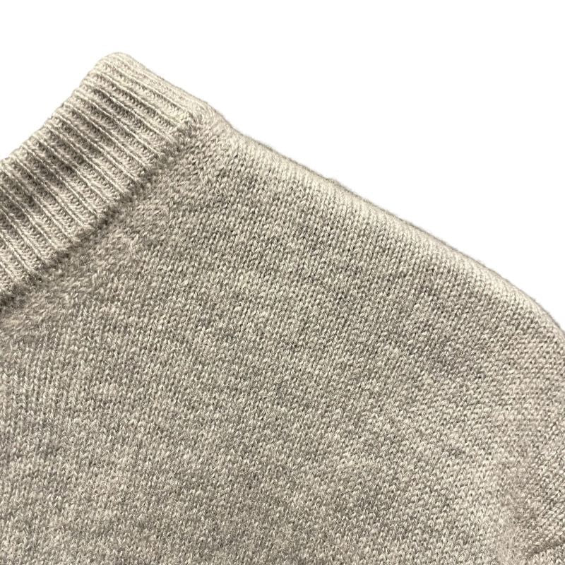 クリスチャン・ディオール Christian Dior パールCDロゴカシミヤニットセーター 343M640AT721 グレー カシミヤ メンズ セーター
