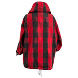 クリスチャン・ディオール Christian Dior ロゴブロックチェック ナイロンアノラックジャケット 957C03A2852 レッド ポリエステル メンズ その他アウター