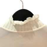 エルメス HERMES デザインネックニットセーター 4H2632DB アイボリー シルク シルク レディース セーター