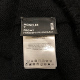 モンクレール MONCLER ×FRAGMENT モヘアニットカーディガン ブラック モヘア メンズ カーディガン