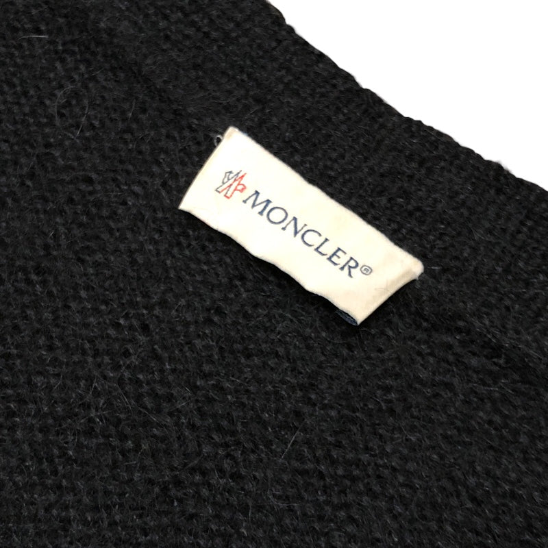 モンクレール MONCLER ×FRAGMENT モヘアニットカーディガン ブラック モヘア メンズ カーディガン