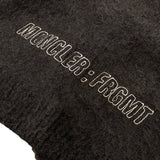 モンクレール MONCLER ×FRAGMENT モヘアニットカーディガン ブラック モヘア メンズ カーディガン