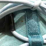 エルメス HERMES デュエル ローカットスニーカー ブルー レザー/キャンパス メンズ スニーカー