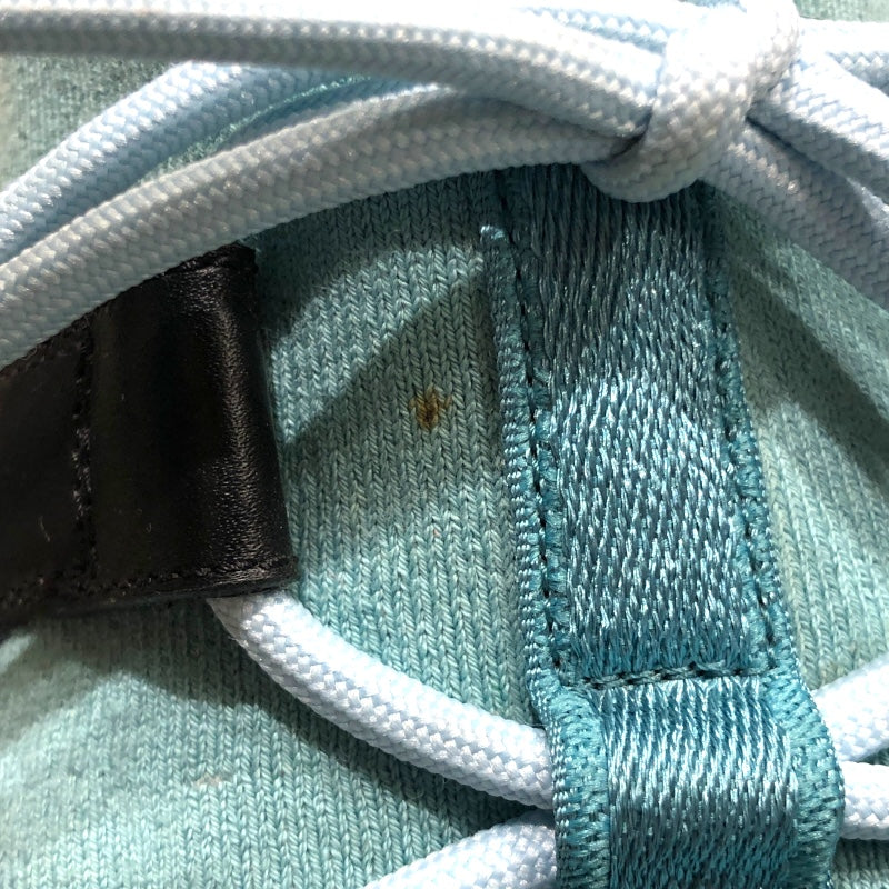 エルメス HERMES デュエル ローカットスニーカー ブルー レザー/キャンパス メンズ スニーカー