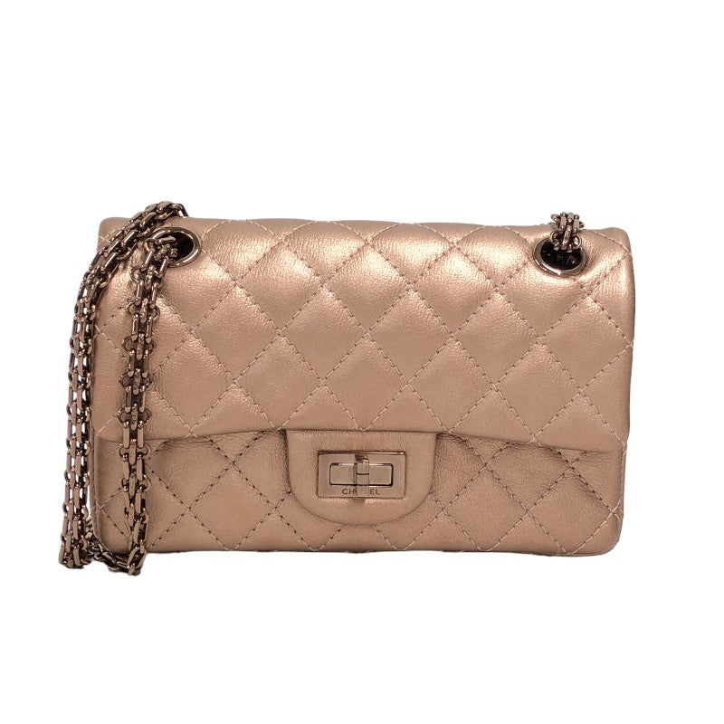 シャネル CHANEL 2.55 ミニフラップ バッグ AS0874 ピンクゴールド ピンクゴールド金具 エイジドカーフ レディース ショル |  中古ブランドリユースショップ OKURA(おお蔵)