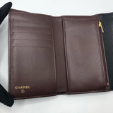 シャネル CHANEL ミディアムクラシックフラップウォレット AP0232 ブラック/GD金具 キャビアスキン レディース 三つ折り財布