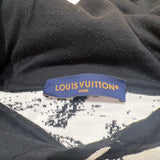 ルイ・ヴィトン LOUIS VUITTON パリコラージュジャガードニットパーカー HON82W ブラック  コットン メンズ ニット