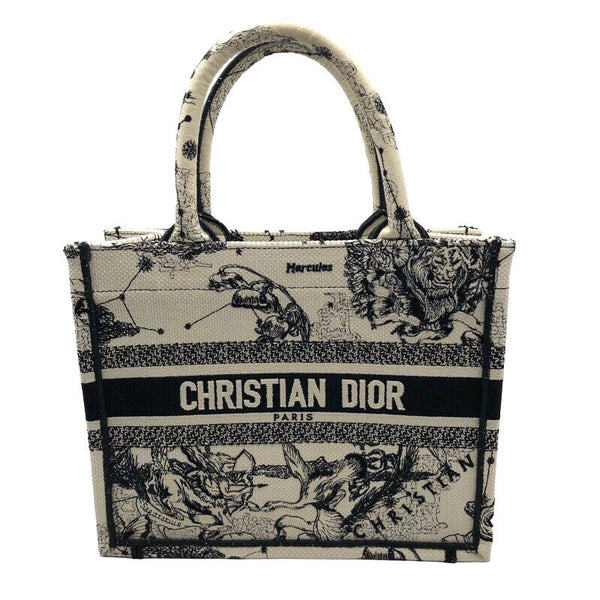 クリスチャン・ディオール Christian Dior ブックトートスモール M1265ZRHZ ラテ/ブラック トワル レディース ハンドバッグ