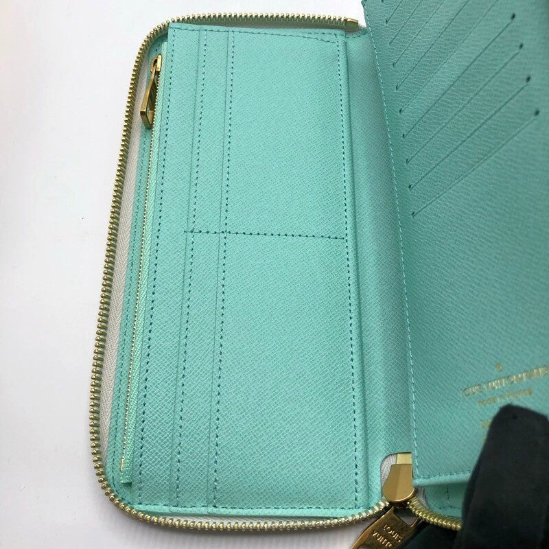 ルイ・ヴィトン LOUIS VUITTON ジッピーウォレット・ヴェルティカル N40675 ダミエ・ポップ×GD金具 キャンバス レディース 長財布