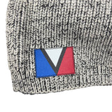 ルイ・ヴィトン LOUIS VUITTON ベルト付フェルトウール ニットワンピース グレー M ウール100％ レディース ワンピース