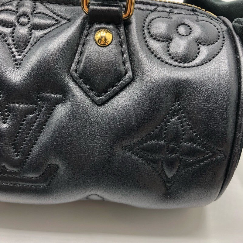 ルイ・ヴィトン LOUIS VUITTON パビョンBB M59800 ブラック バブルグラムカーフ レディース ハンドバッグ