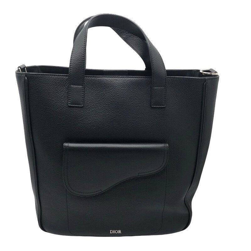 ディオールオム DIOR HOMME サドルトートバッグ ブラック グレインレザー メンズ トートバッグ | 中古ブランドリユースショップ  OKURA(おお蔵)