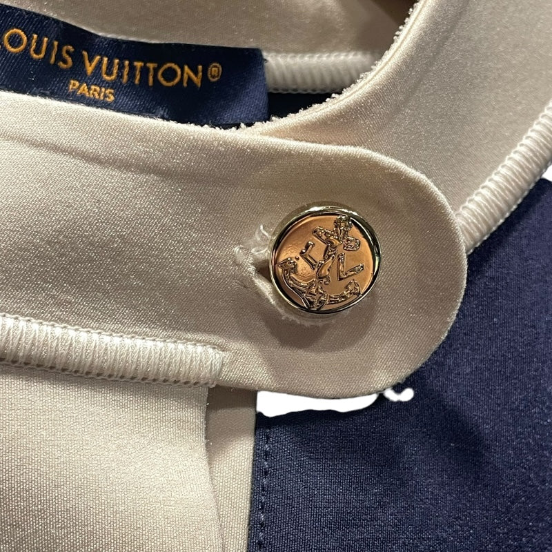 ルイ・ヴィトン LOUIS VUITTON テクニカルジャージーセーラーワンピース 1AFLE0 ネイビー ナイロン レディース ワンピース