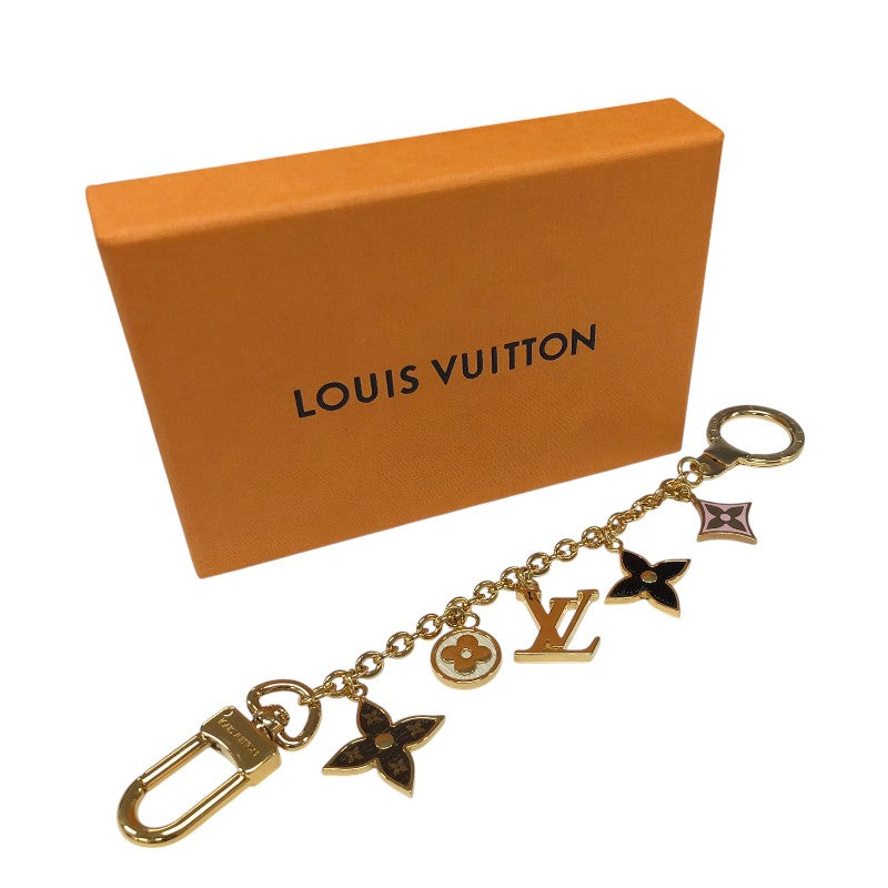 ルイ・ヴィトン LOUIS VUITTON ビジューサック シェンヌ・スプリング ストリート ゴールド×マルチカラー メタル レディース キーホルダー