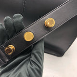 フェンディ FENDI カンユー ラージ 8BT314 ブラック/GD金具 カーフ レディース ショルダーバッグ