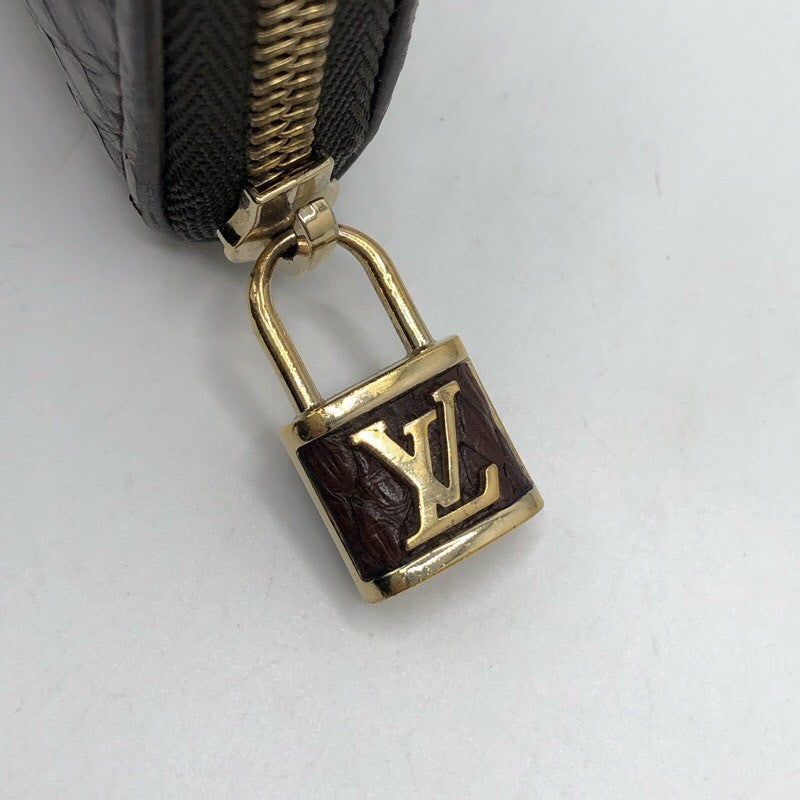 ルイ・ヴィトン LOUIS VUITTON ジッピーコインパース N80149 モノグラム・パイソン ユニセックス カードケース