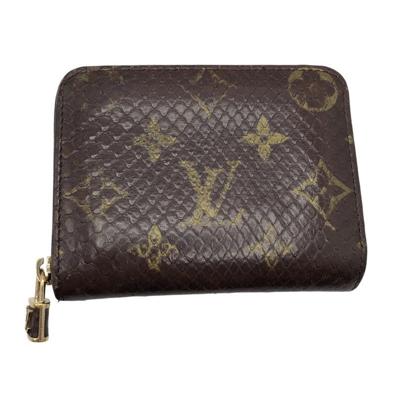 ルイ・ヴィトン LOUIS VUITTON ジッピーコインパース N80149 モノグラム・パイソン ユニセックス カードケース