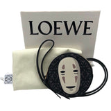 ロエベ LOEWE カオナシクッキーポーチ C643AE1X01 ブラック アナグラムジャガード ユニセックス コインケース