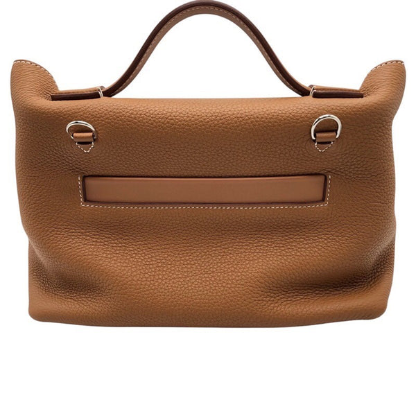 エルメス HERMES ヴァンキャトル29 U刻 ゴールド×SV金具 トゴ×スイフト レディース ショルダーバッグ