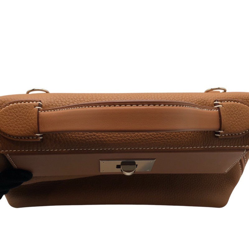 エルメス HERMES ヴァンキャトル29 U刻 ゴールド×SV金具 トゴ×スイフト レディース ショルダーバッグ
