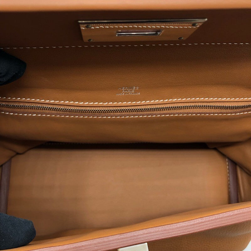 エルメス HERMES ヴァンキャトル29 U刻 ゴールド×SV金具 トゴ×スイフト レディース ショルダーバッグ