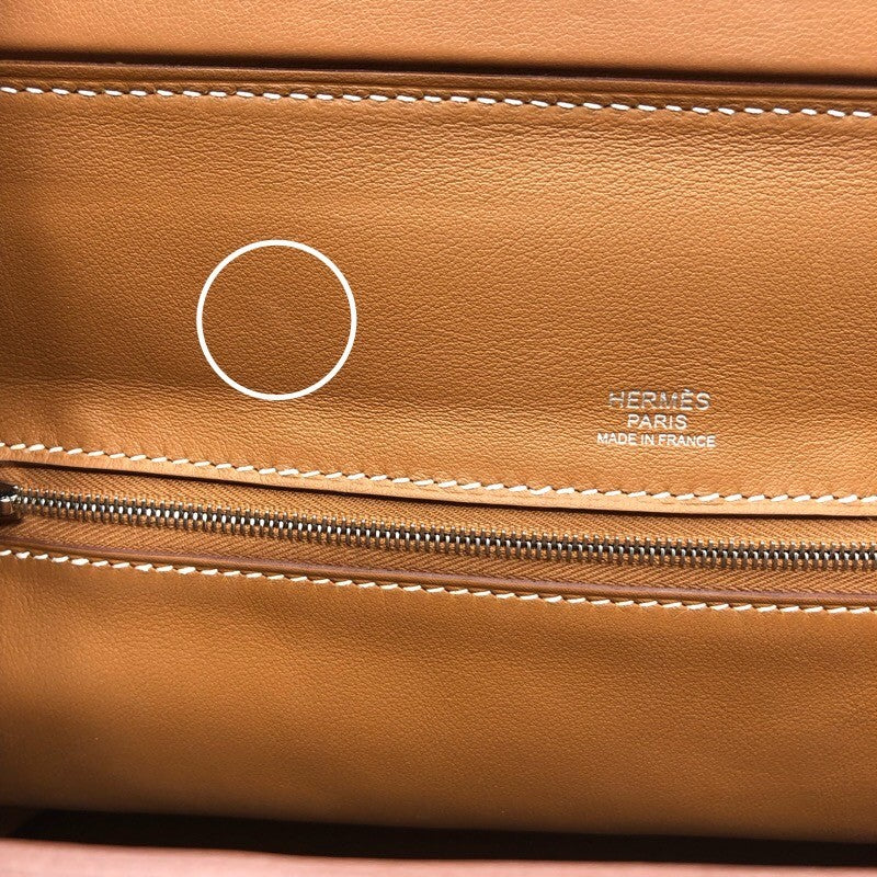 エルメス HERMES ヴァンキャトル29 U刻 ゴールド×SV金具 トゴ×スイフト レディース ショルダーバッグ