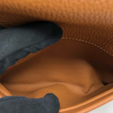 エルメス HERMES ヴァンキャトル29 U刻 ゴールド×SV金具 トゴ×スイフト レディース ショルダーバッグ