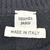 エルメス HERMES Hジャガード ウールニット セーター ブラック ウール レディース セーター