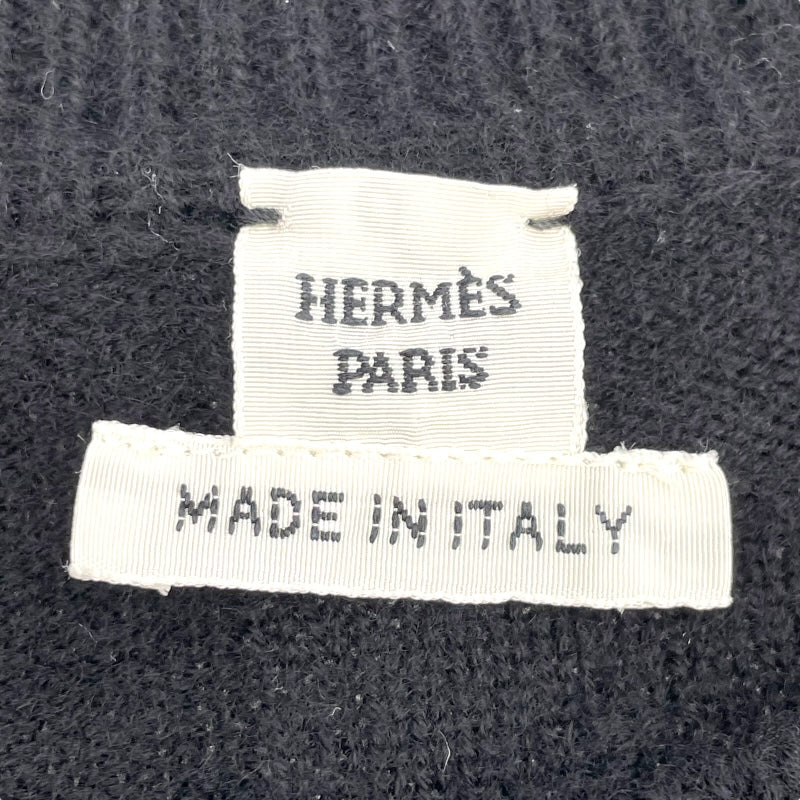 エルメス HERMES Hジャガード ウールニット セーター ブラック ウール レディース セーター