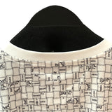 エルメス HERMES ボルデュックチェックマイクロTシャツ H5E4645DK ホワイト コットン レディース 半袖Ｔシャツ